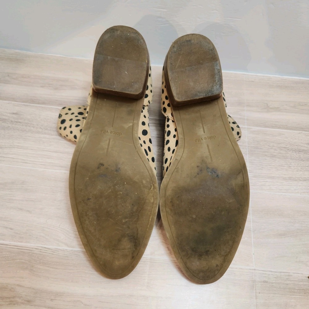 Dolce Vita Kaidie Suede Spotted Ankle Booties Size 9.5 - Picture 8 of 9